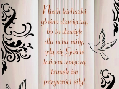 naklejka ślubna weselna na alkohol