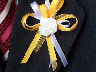 kotylion , bukiecik weselny