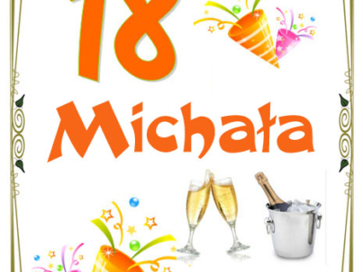 naklejka urodzinowa na alkohol