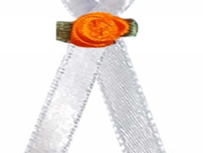 przypinka weselna dla gości , kotylion weselny