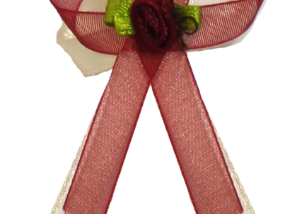 przypinka weselna dla gości , kotylion weselny