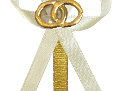 przypinka weselna dla gości , kotylion weselny