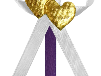 przypinka weselna dla gości , kotylion weselny