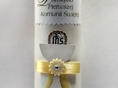 tuba na komunie z życzeniami