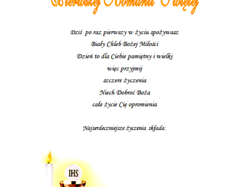 tuba komunia życzenia ogólne
