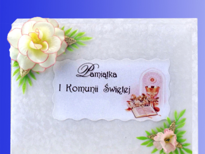koperta ozdobna na komunię