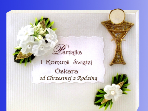 koperta ozdobna na komunię