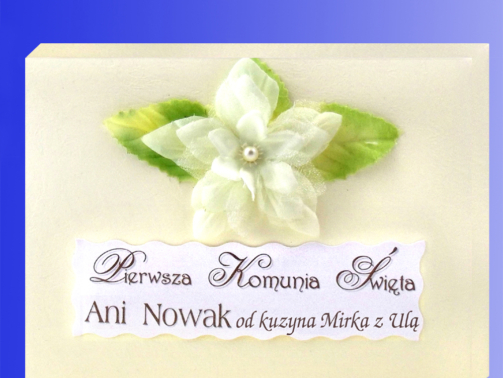 koperta na prezent na komunię